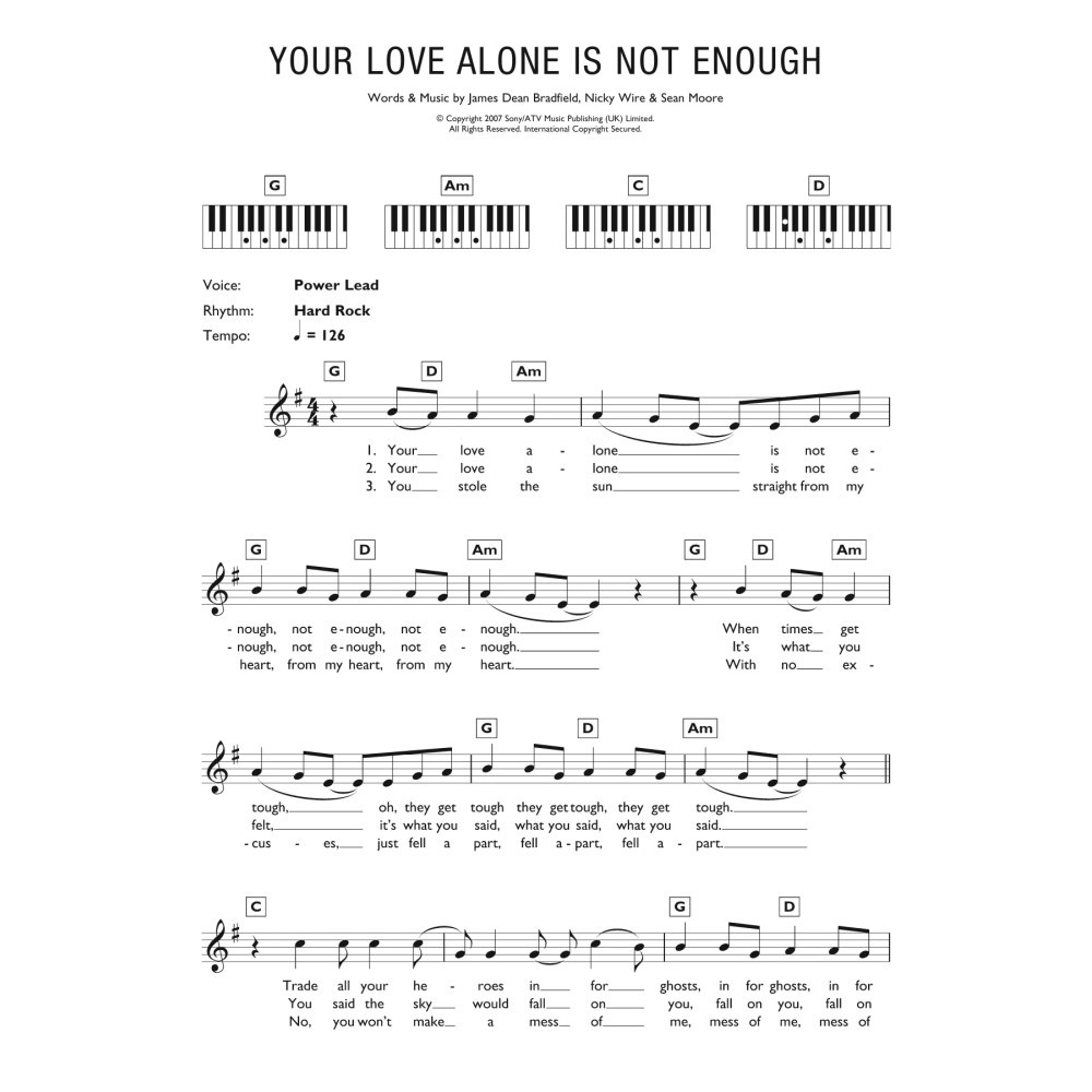Your Love Alone Is Not Enough