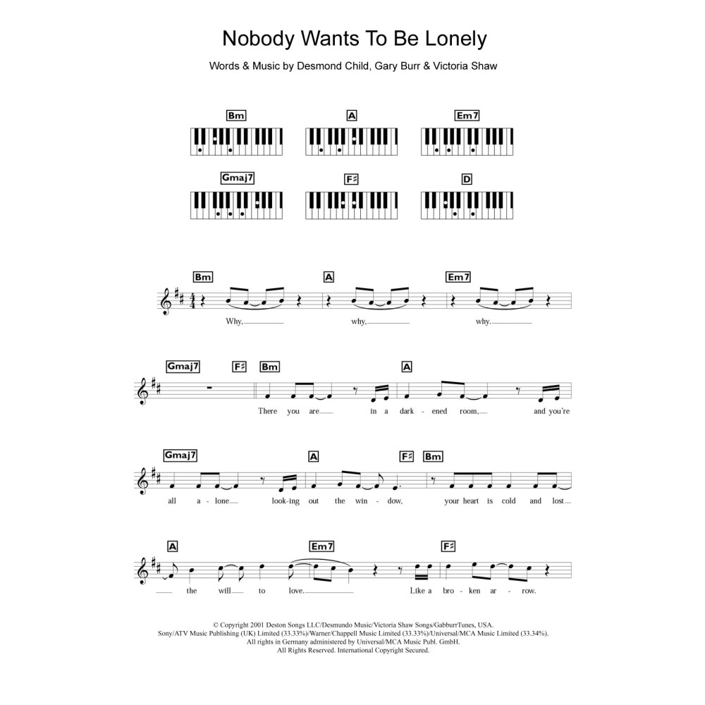 Nobody Wants To Be Lonely