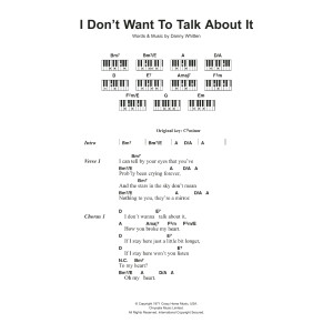 I Don't Want To Talk About It