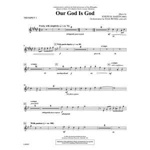 Our God Is God - Trumpet 1