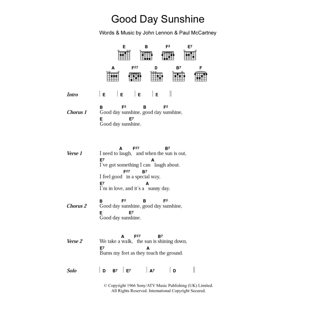Good Day Sunshine