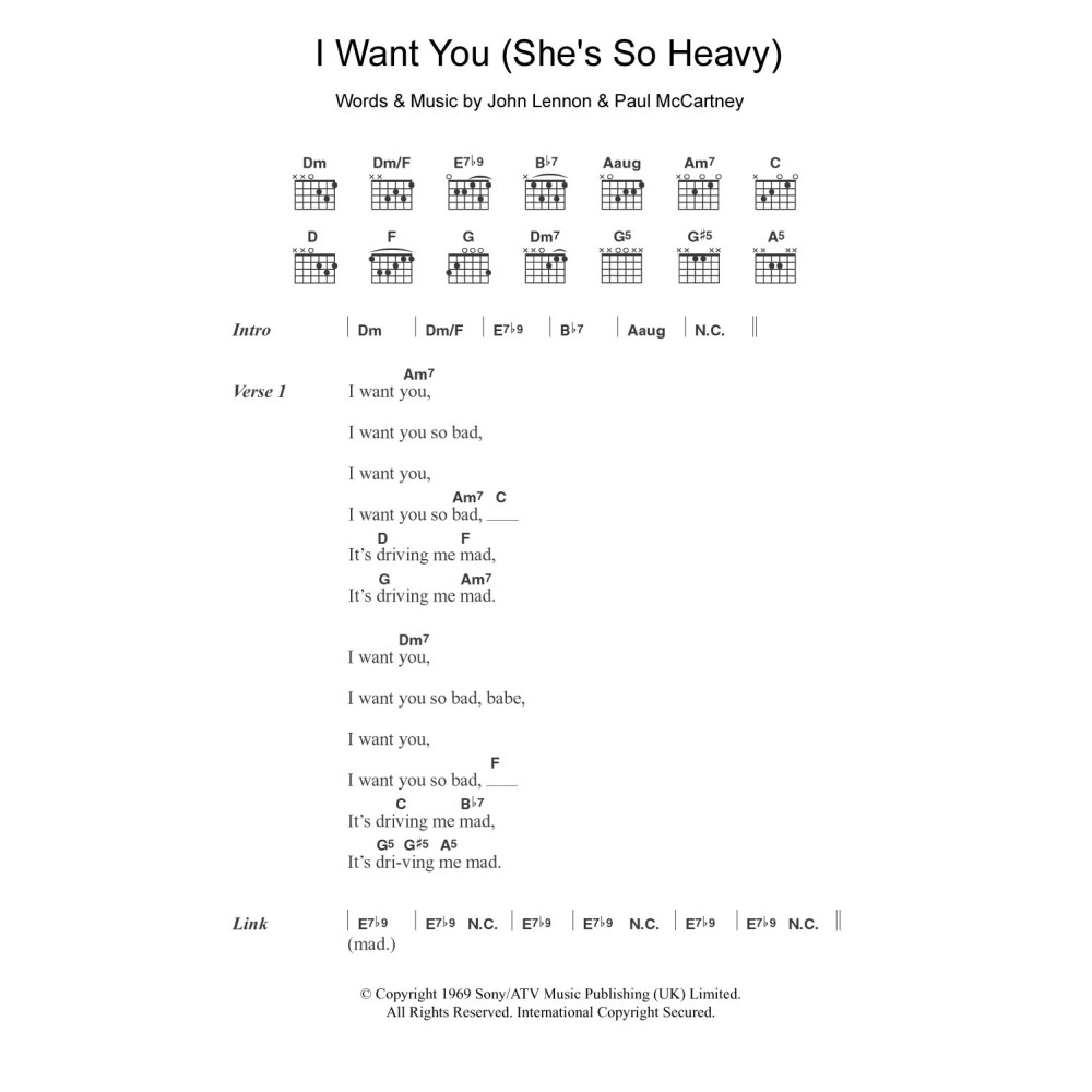 I Want You (She's So Heavy)