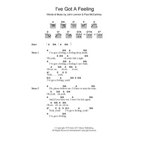 I've Got A Feeling