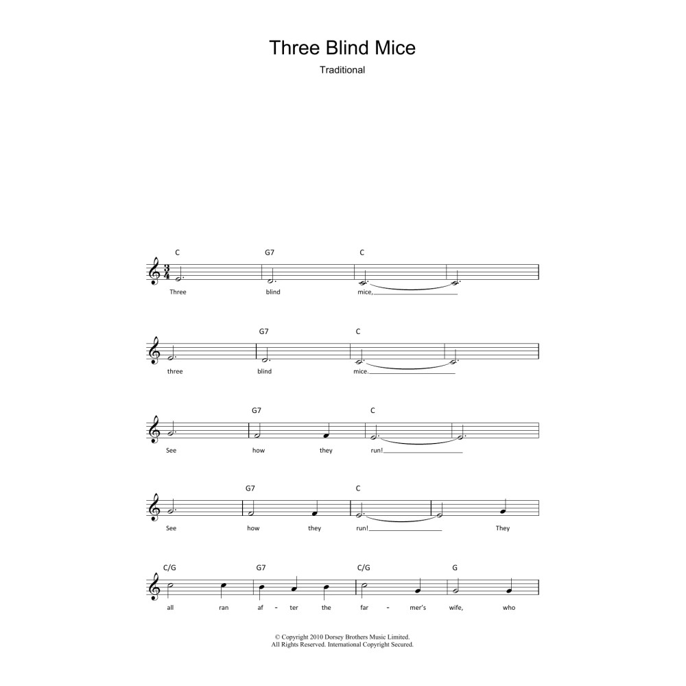 Three Blind Mice