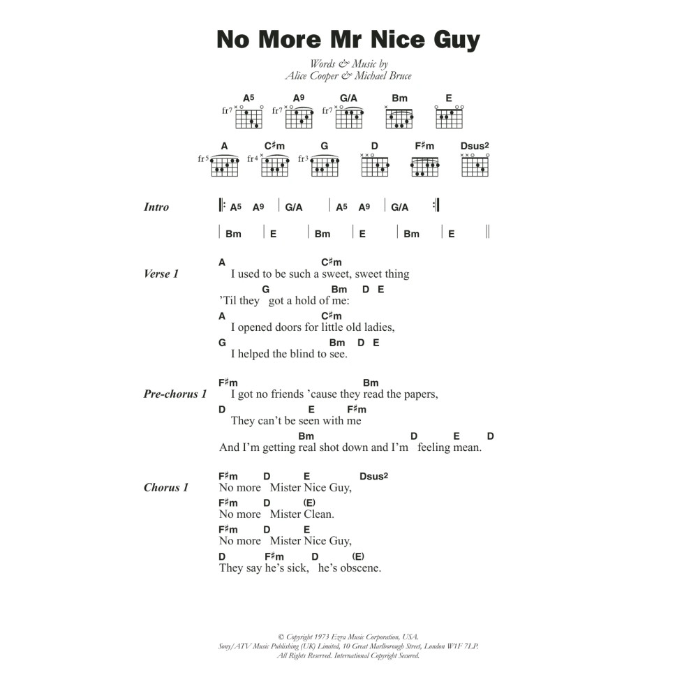 No More Mr. Nice Guy