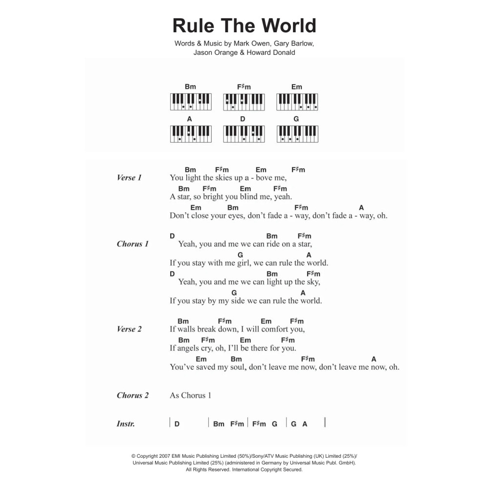 Rule The World (from Stardust)