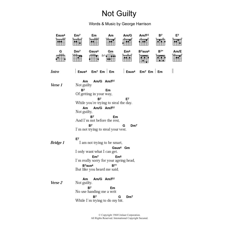 Not Guilty