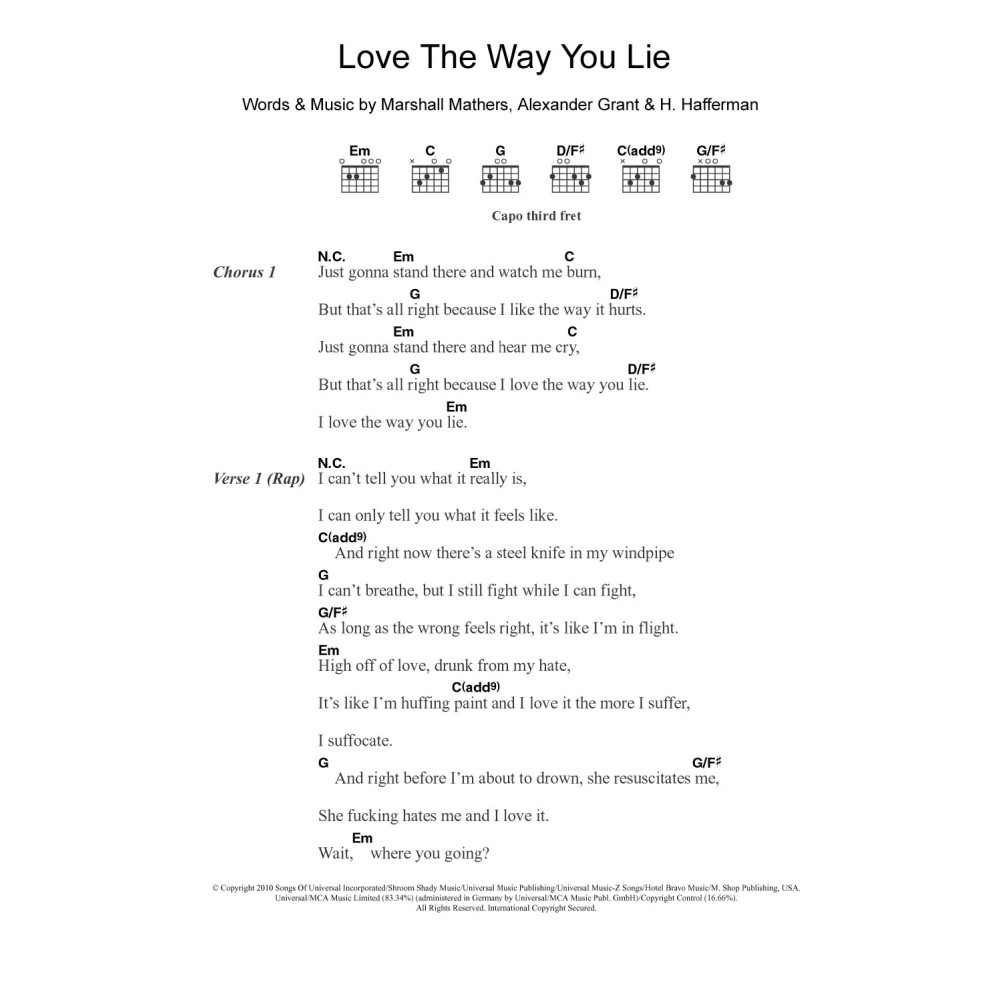 Love The Way You Lie (featuring Rihanna)