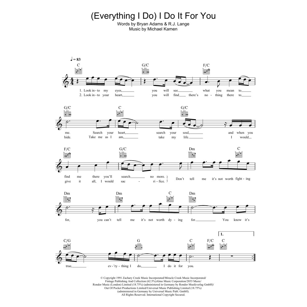 (Everything I Do) I Do It For You