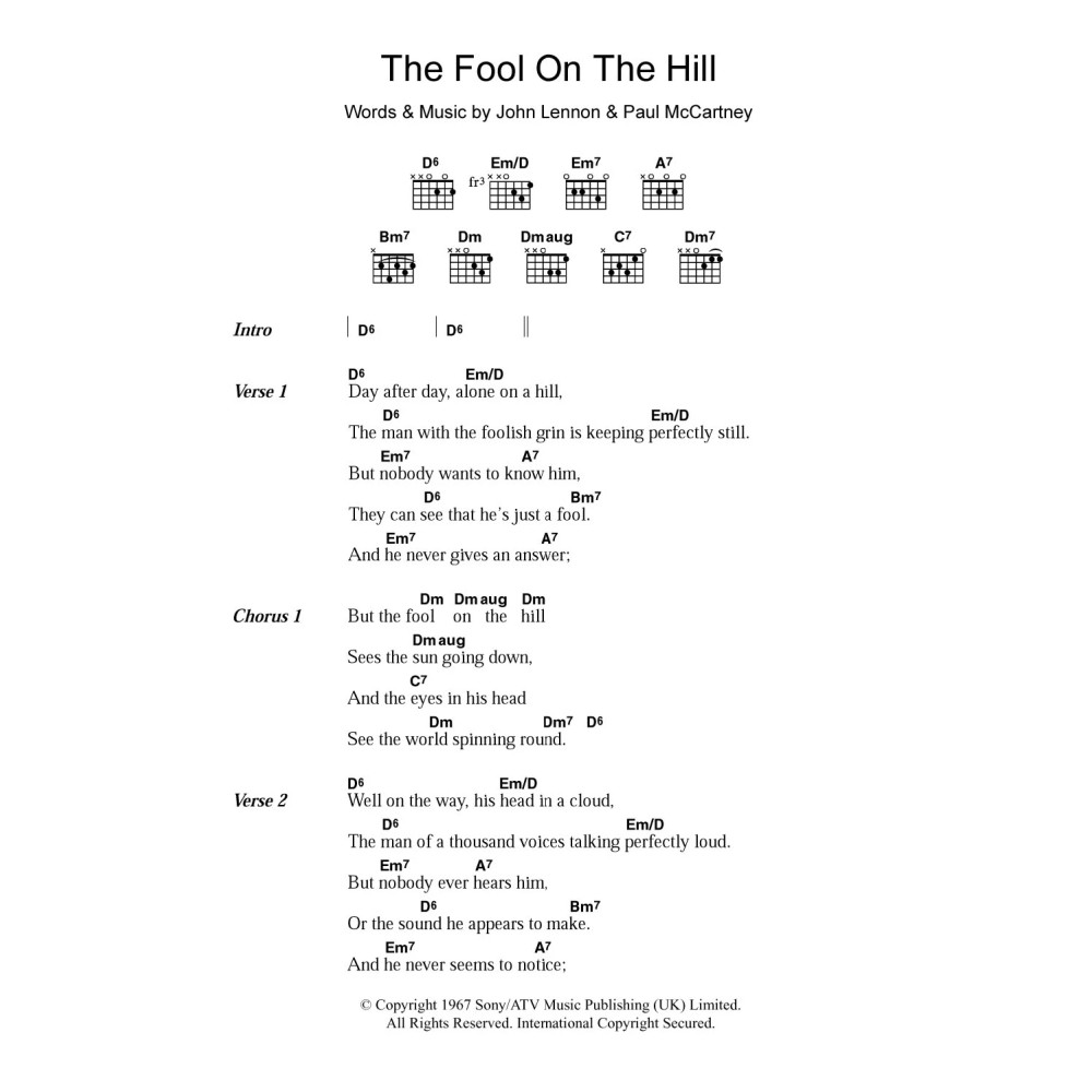 The Fool On The Hill