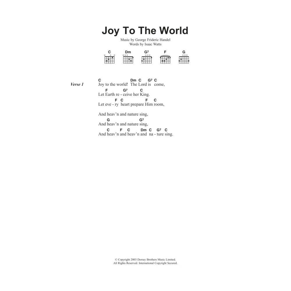 Joy To The World