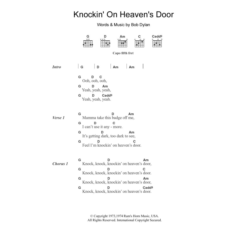 Knockin' On Heaven's Door