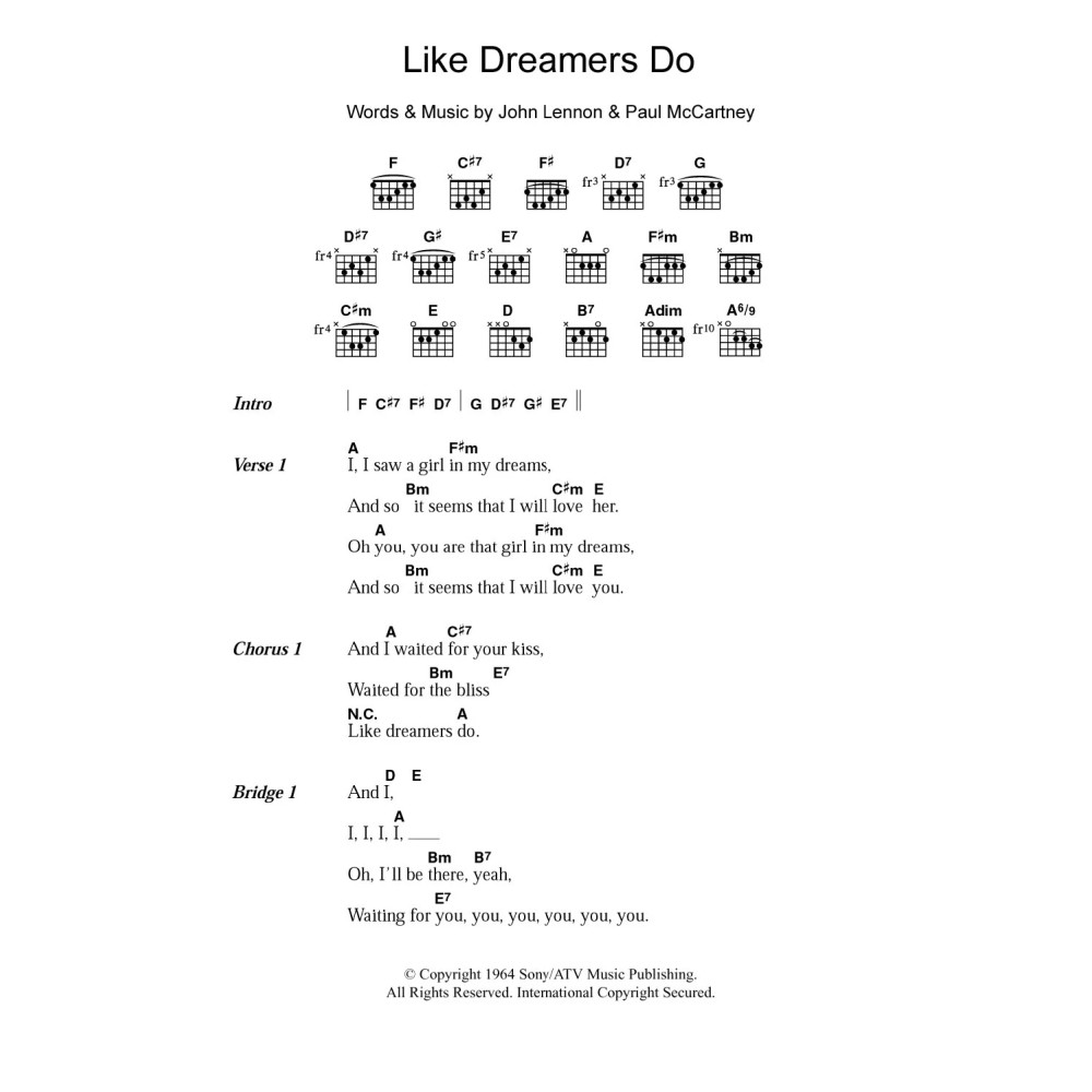 Like Dreamers Do