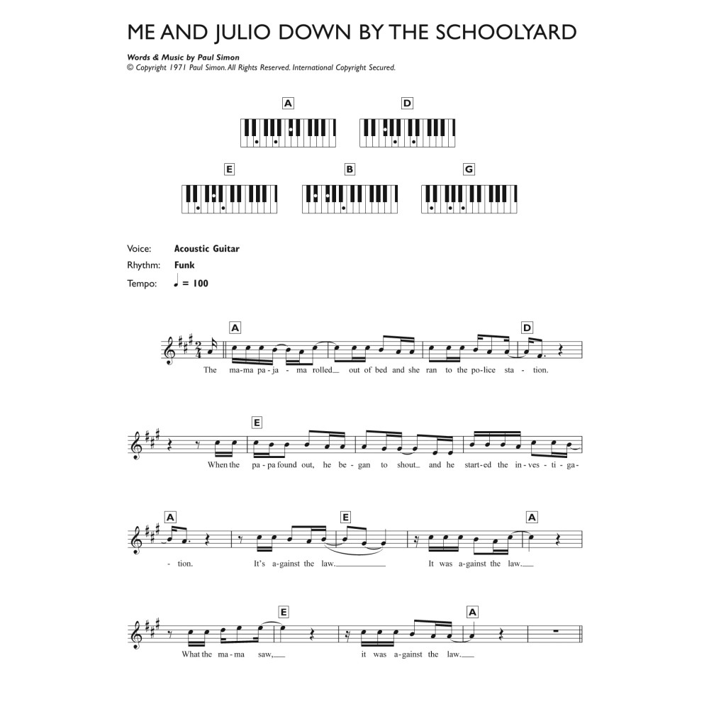Me And Julio Down By The Schoolyard