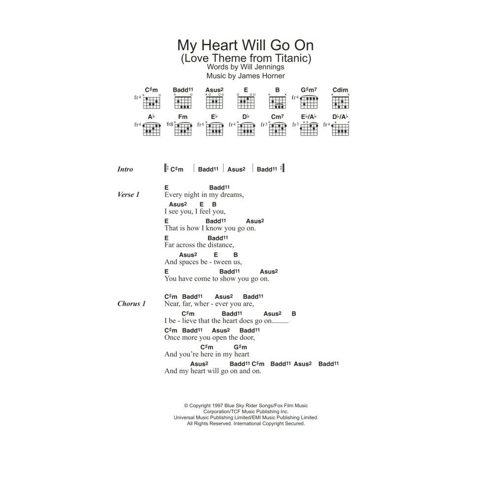 My Heart Will Go On (Love Theme from Titanic)