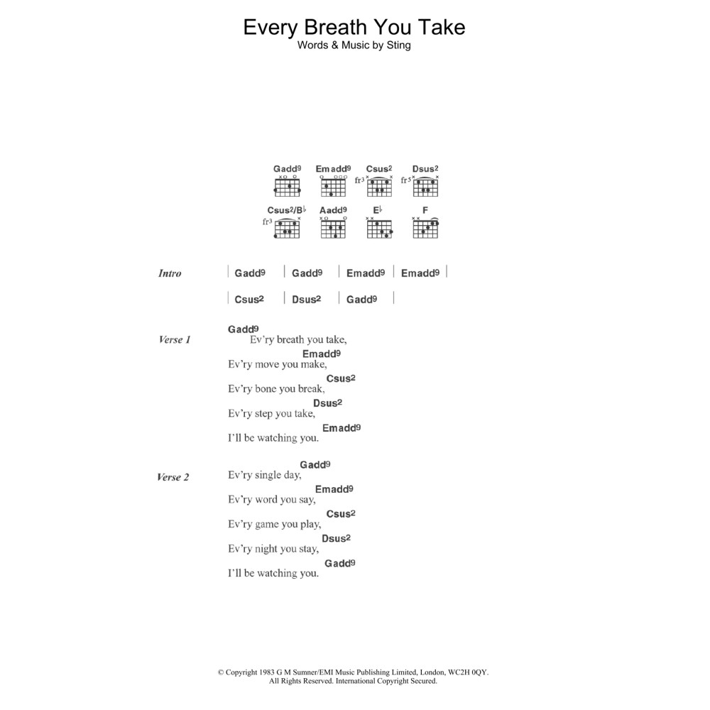 Every Breath You Take