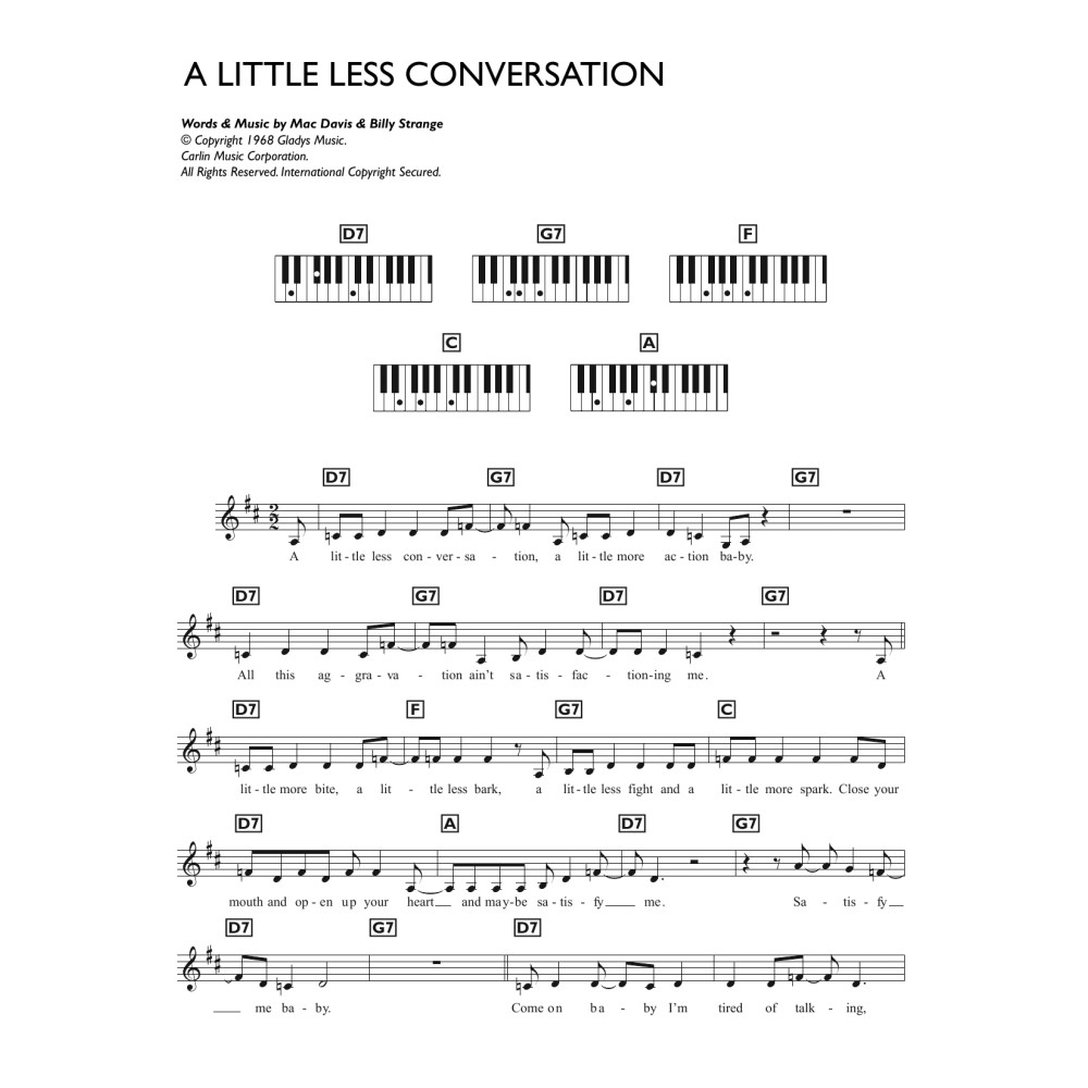A Little Less Conversation