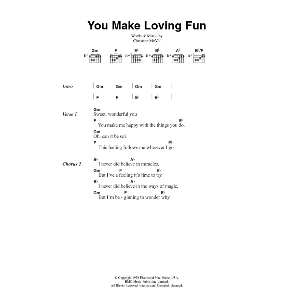 You Make Loving Fun