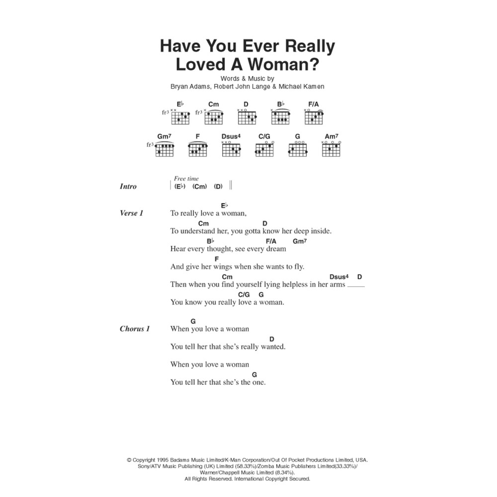Have You Ever Really Loved A Woman?