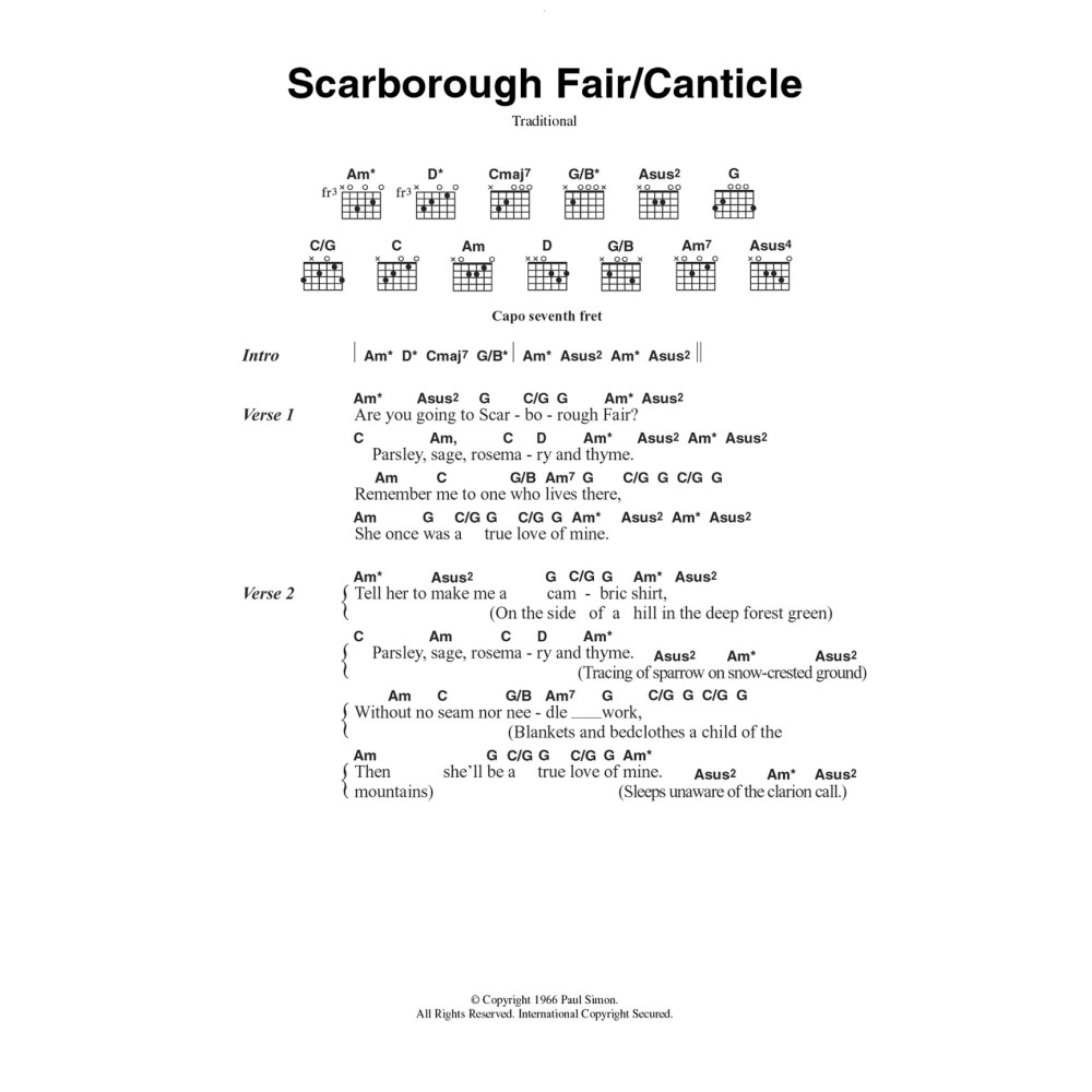 Scarborough Fair/Canticle