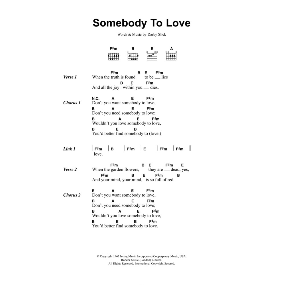 Somebody To Love