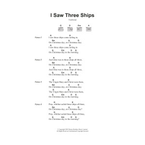 I Saw Three Ships