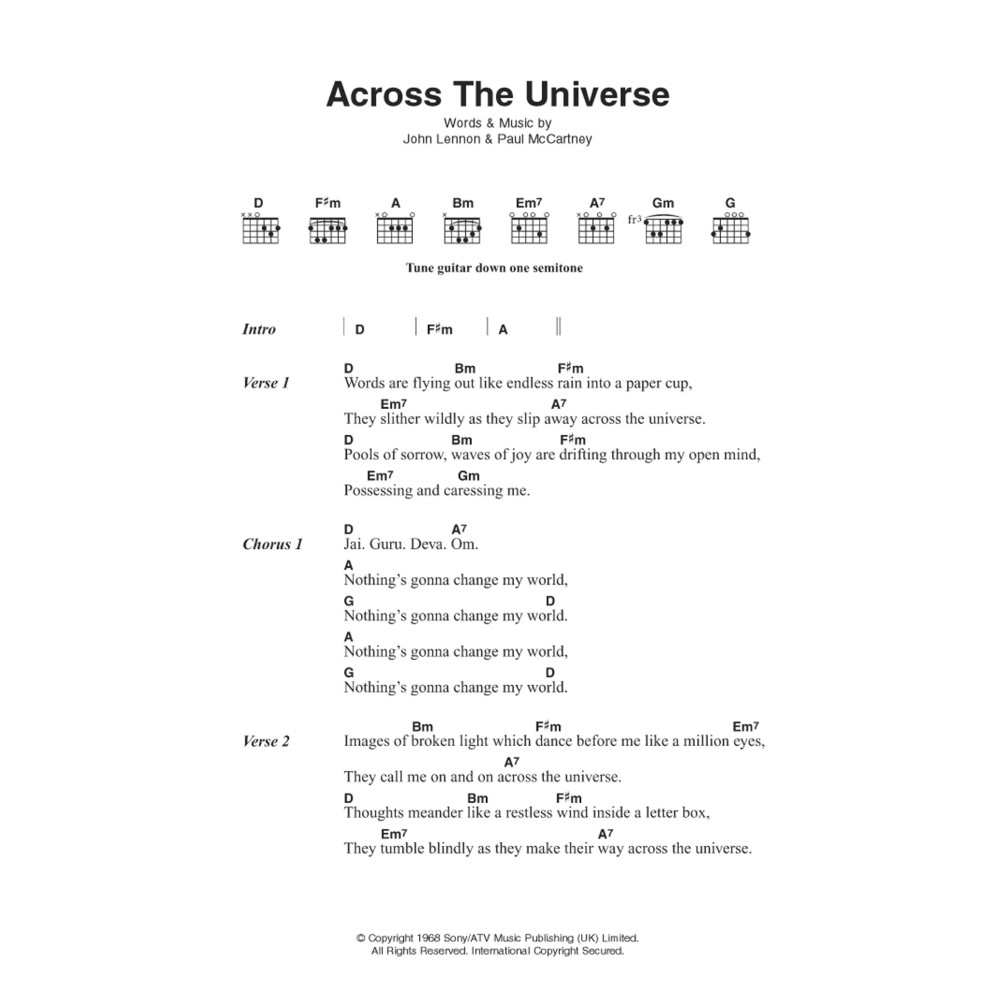 Across The Universe