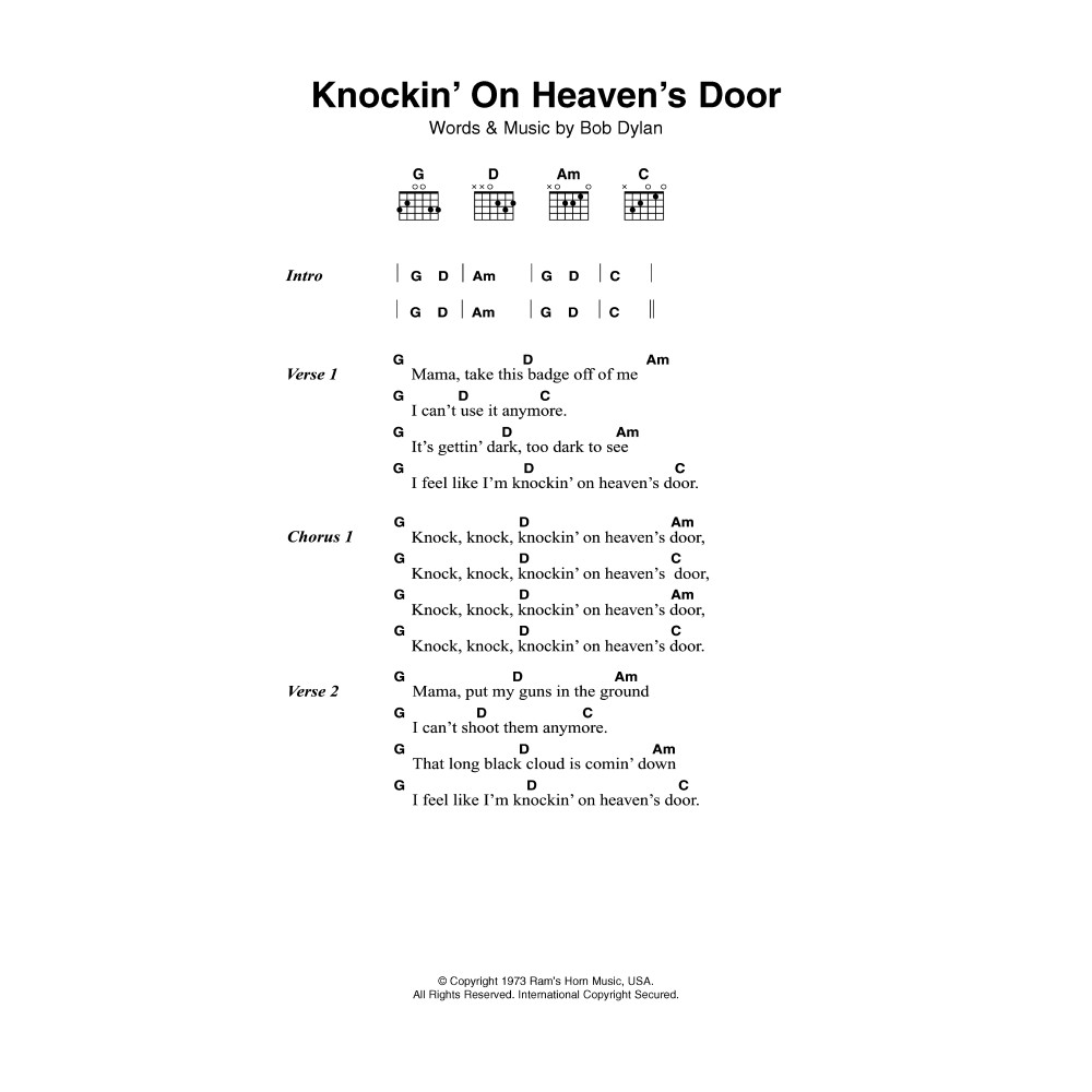 Knockin' On Heaven's Door