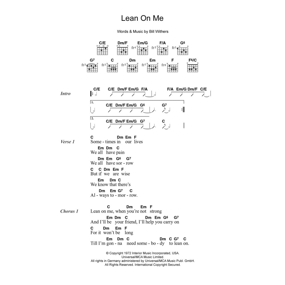 Lean On Me