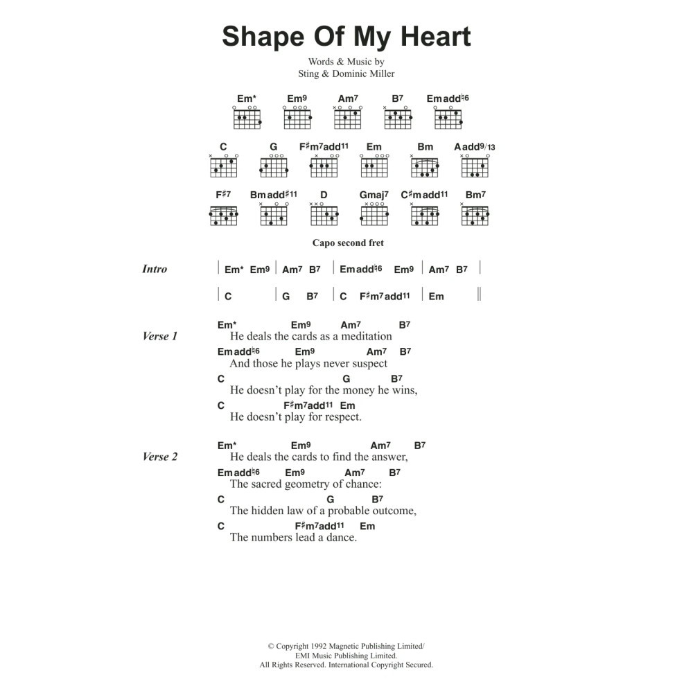 Shape Of My Heart