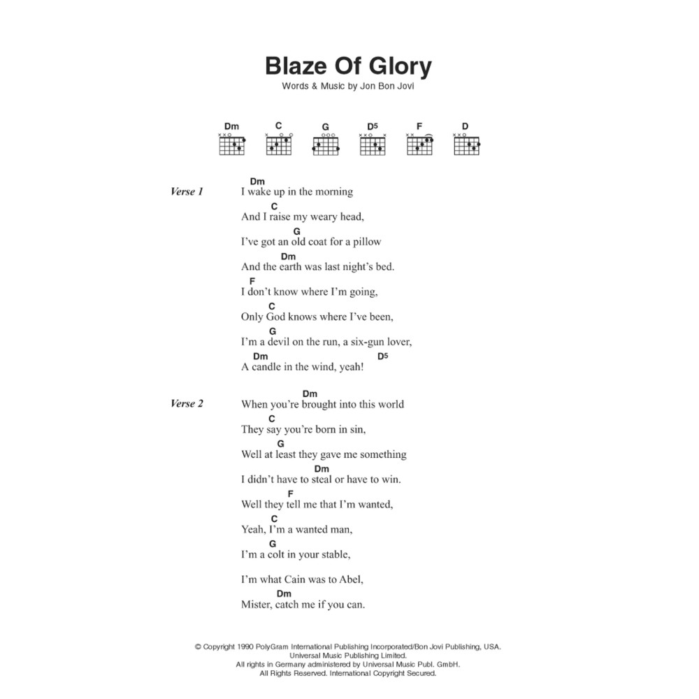 Blaze Of Glory