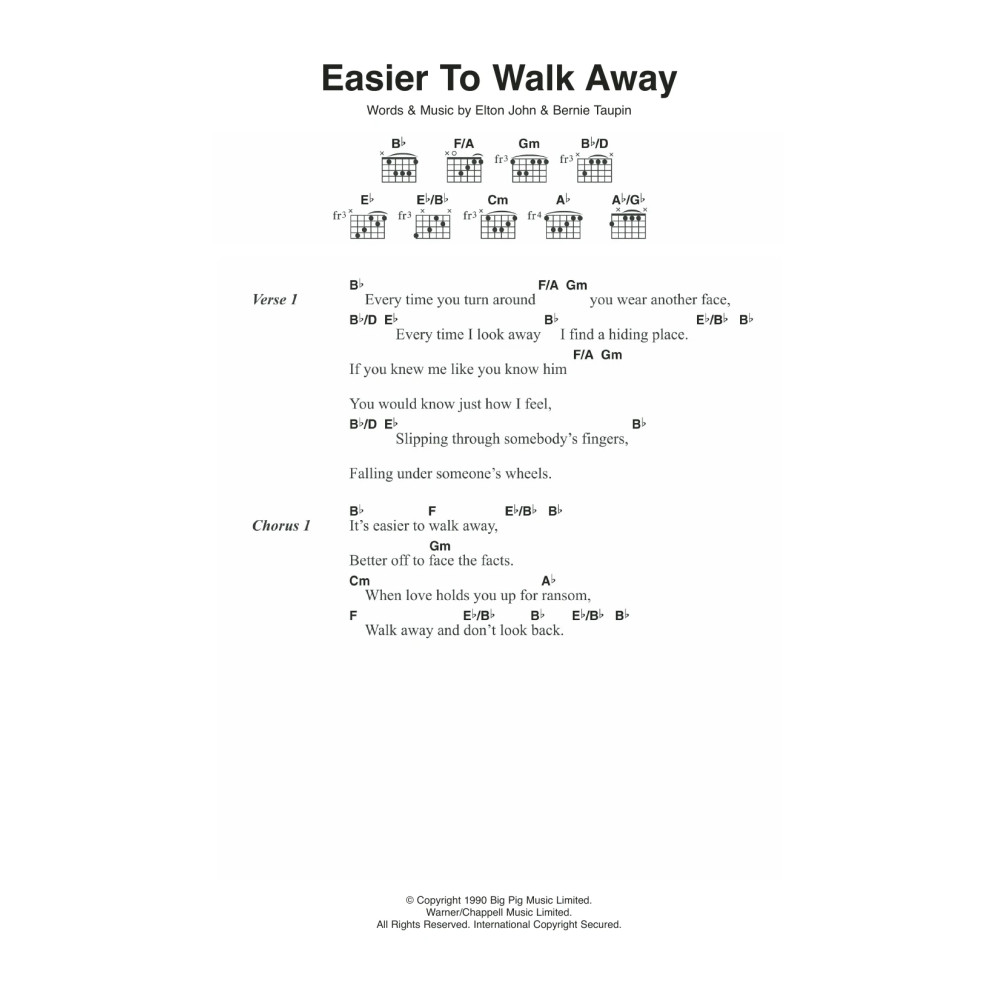 Easier To Walk Away