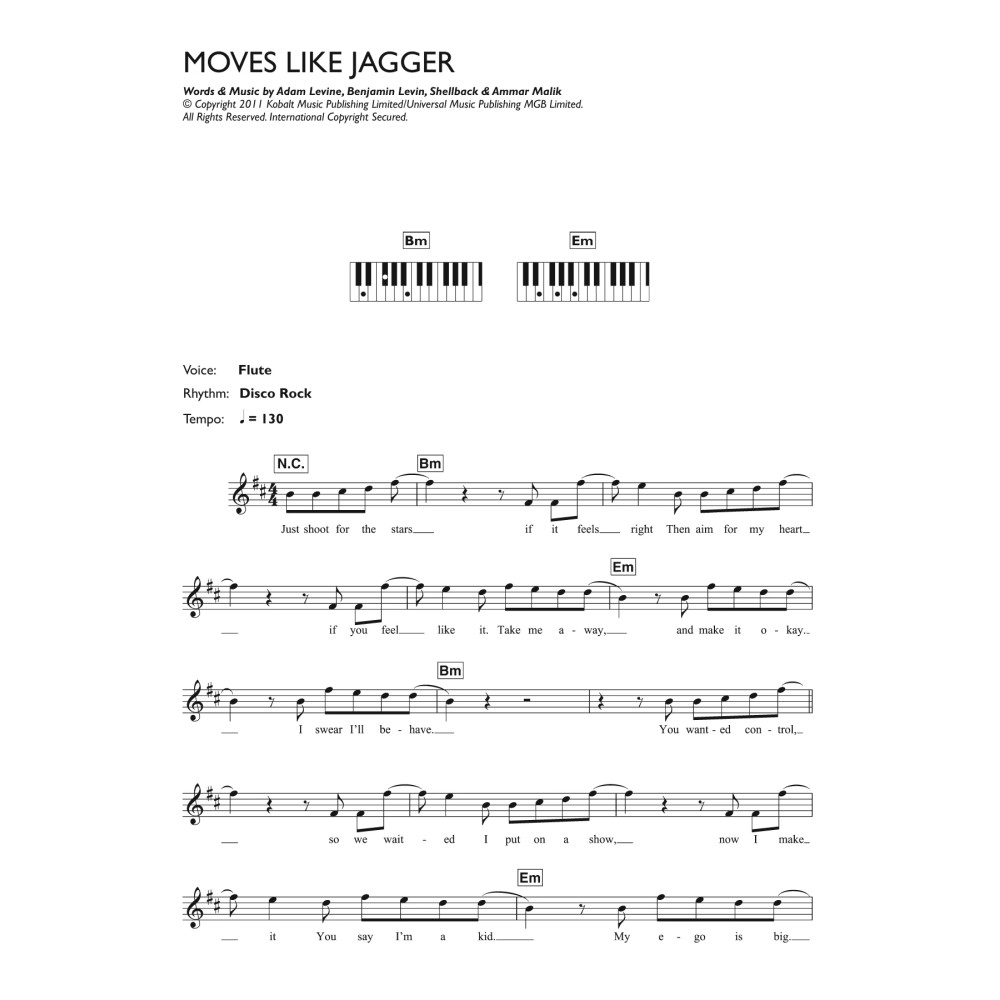 Moves Like Jagger (featuring Christina Aguilera)