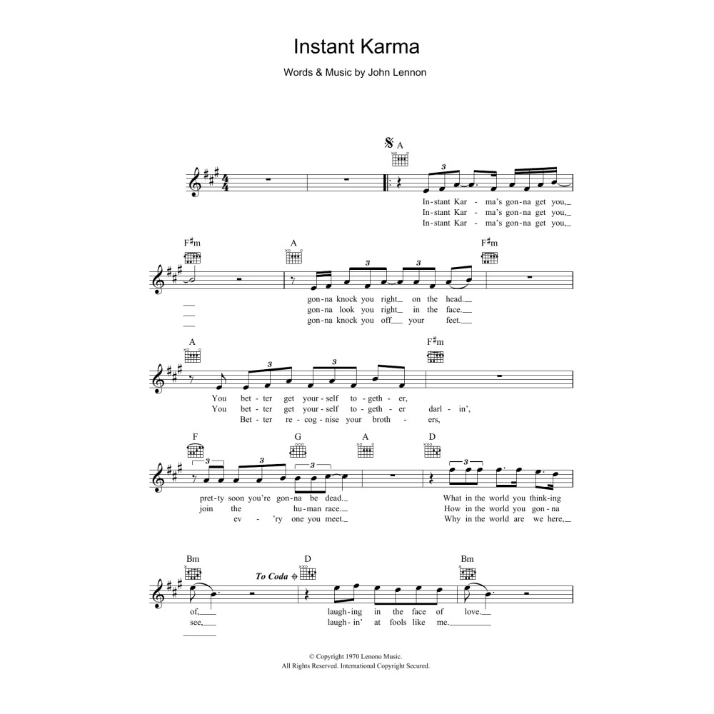 Instant Karma