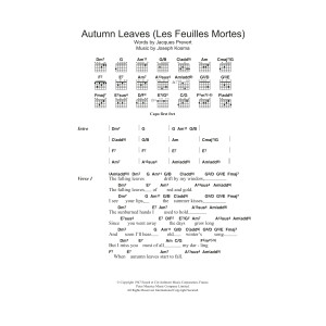 Autumn Leaves (Les Feuilles Mortes)