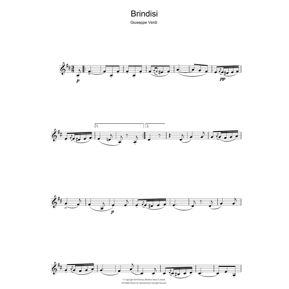 Brindisi (from La Traviata)