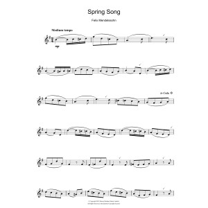 Spring Song, from Songs Without Words, Op.62