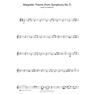 Allegretto Theme (from Symphony No. 7)
