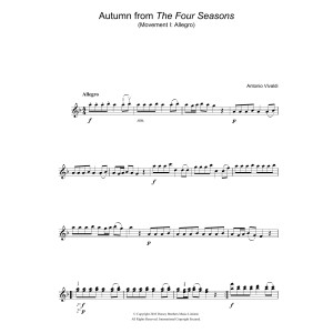 Autumn (from The Four Seasons), 1st Movement