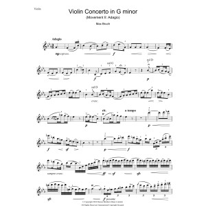 Violin Concerto No.1 In G Minor (2nd Movement)