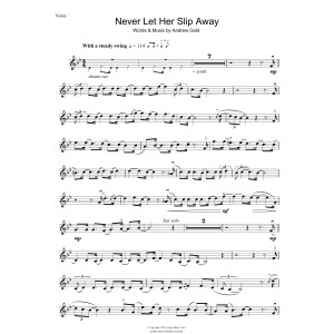 Never Let Her Slip Away
