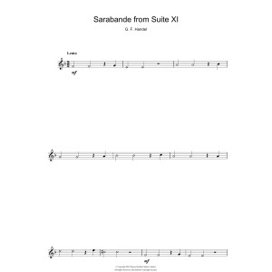 Sarabande (from Suite XI)