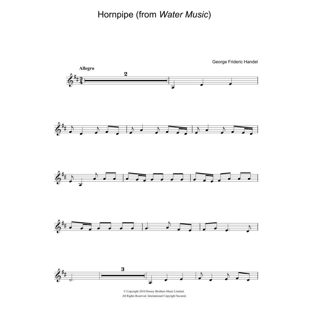 Hornpipe (from The Water Music Suite)