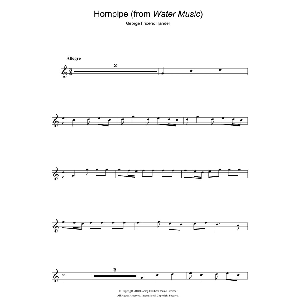 Hornpipe (from The Water Music Suite)