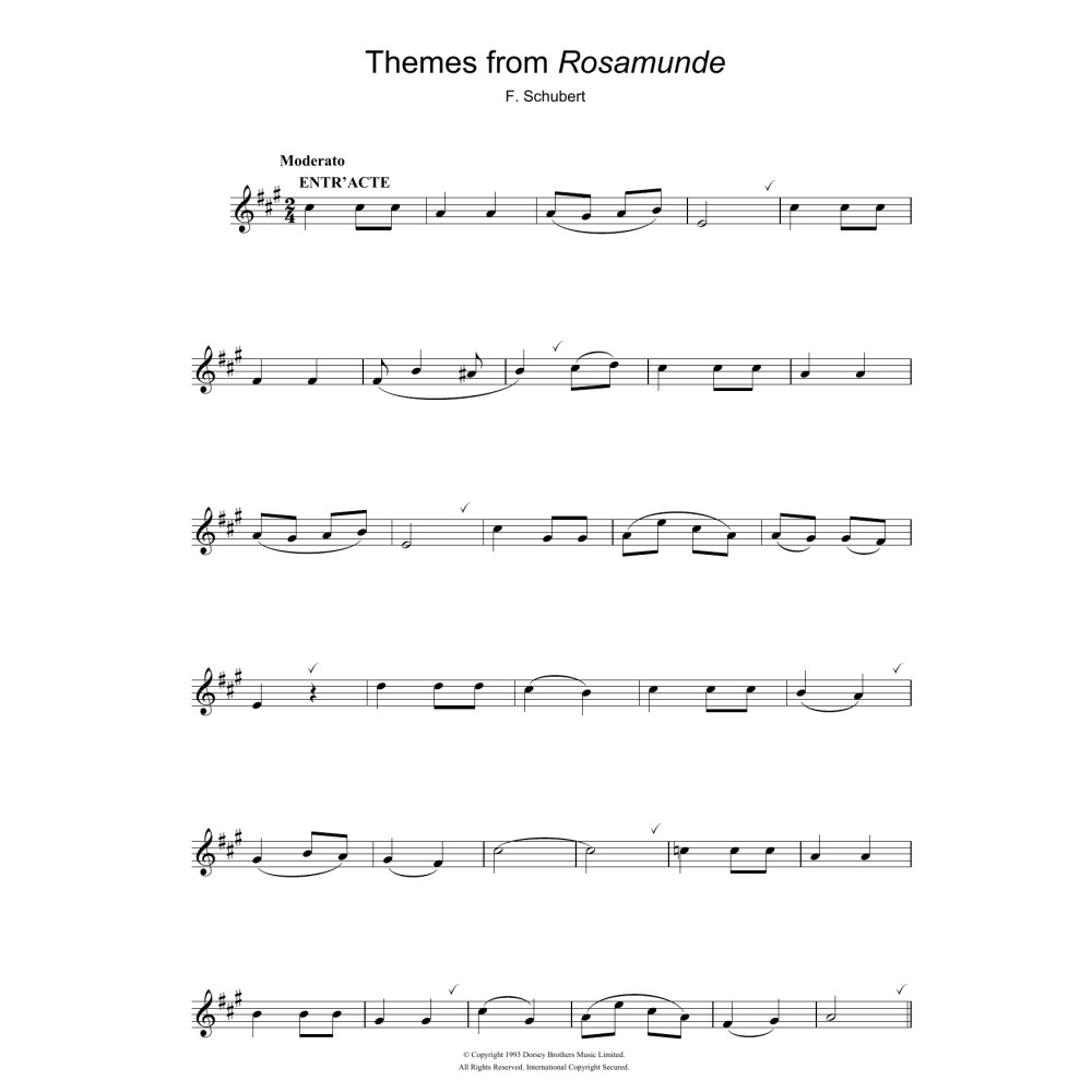 Rosamunde Overture