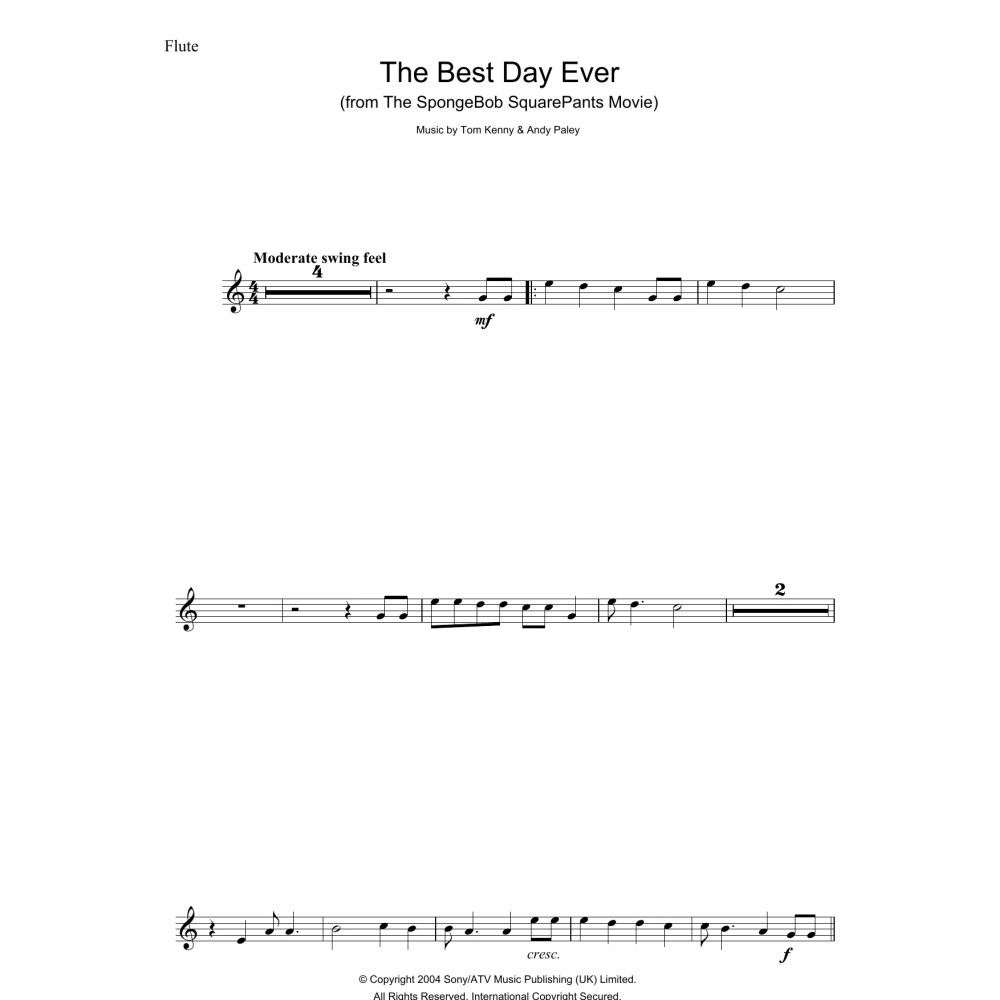 The Best Day Ever (from The SpongeBob SquarePants Movie)