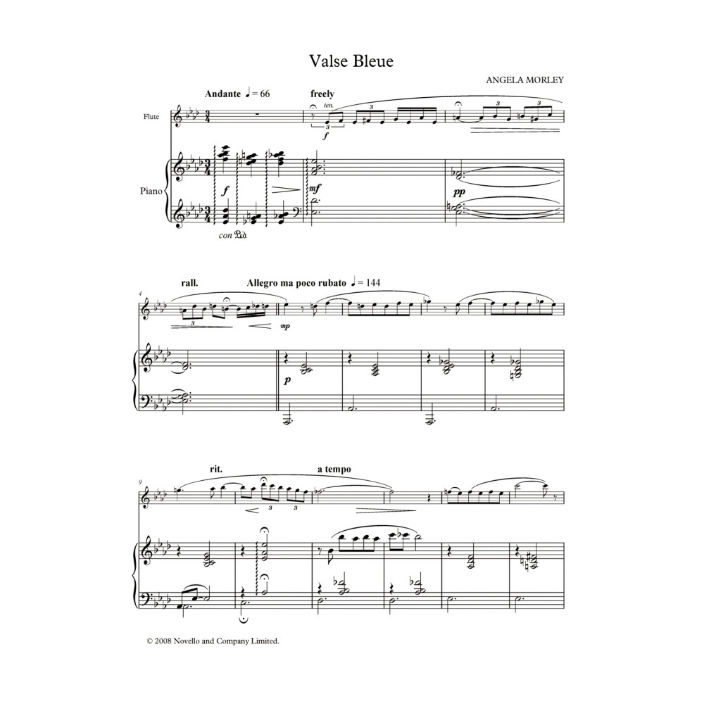 Valse Bleue (score and parts)