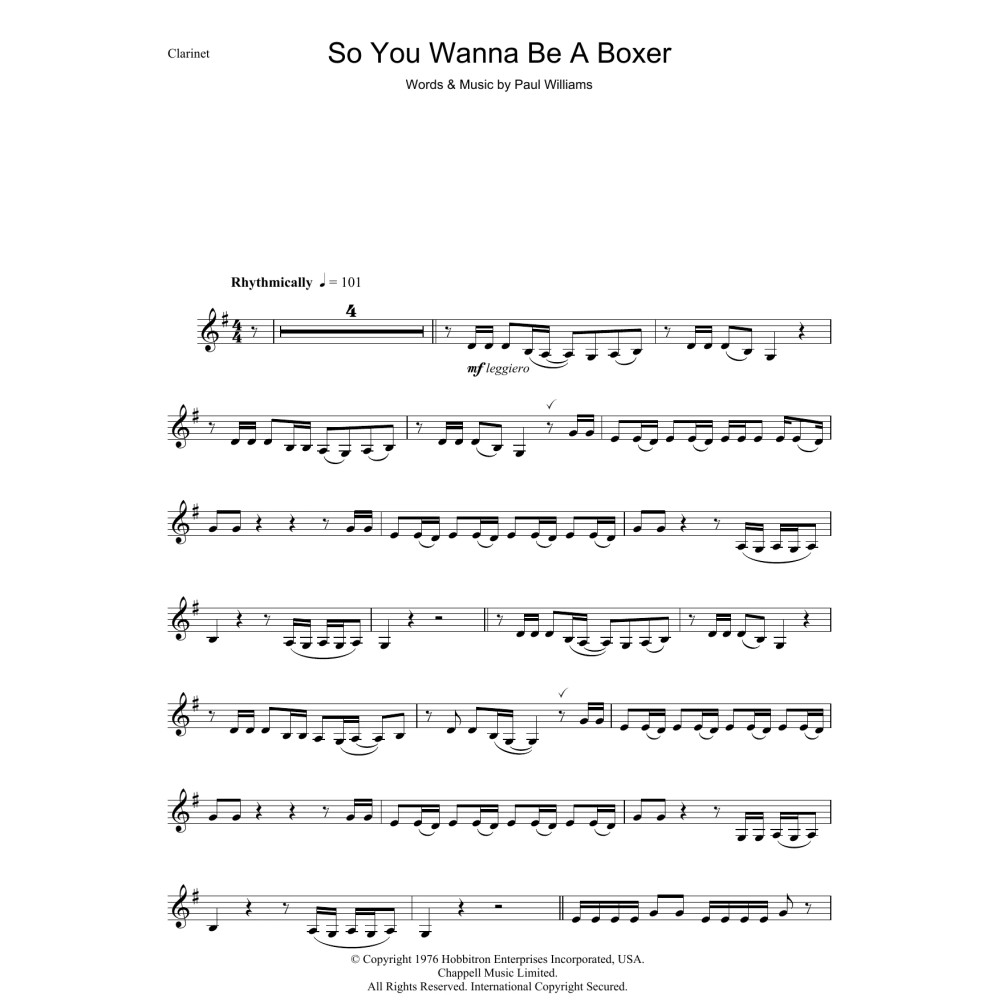 So You Wanna Be A Boxer (from Bugsy Malone)