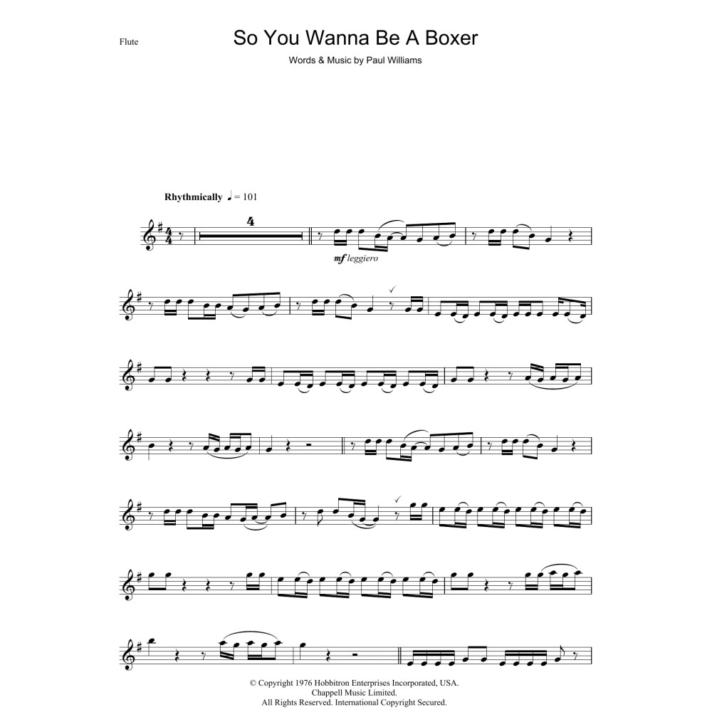 So You Wanna Be A Boxer (from Bugsy Malone)