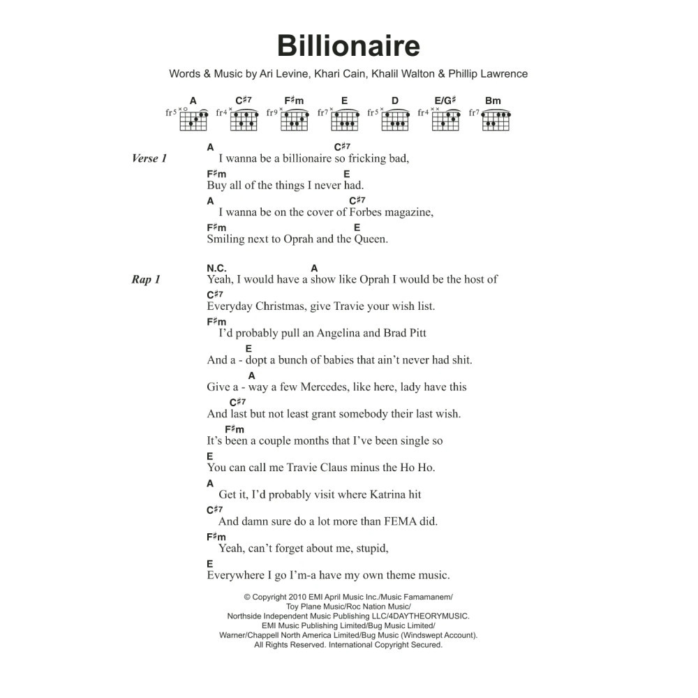 Billionaire (featuring Bruno Mars)